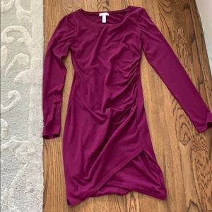 Leith Body Con Long Sleeve Ruched Dress Size S